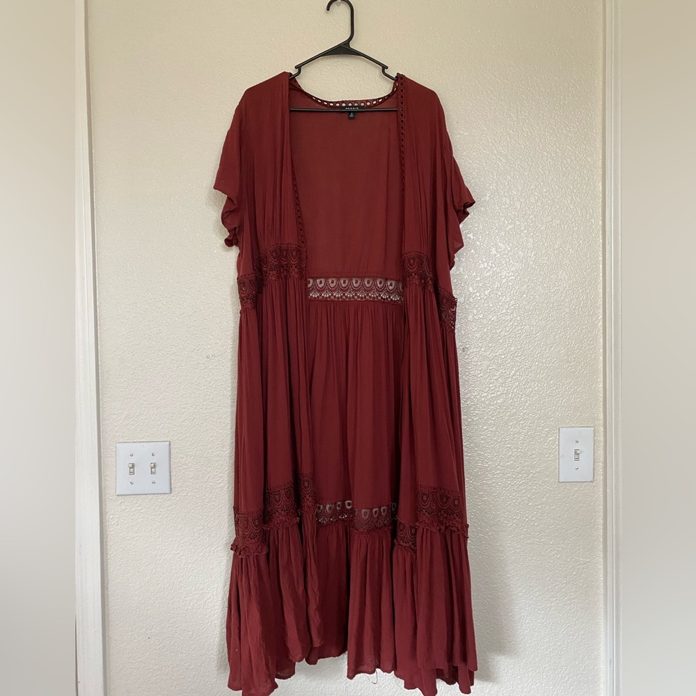 Torrid Maroon Kimono
